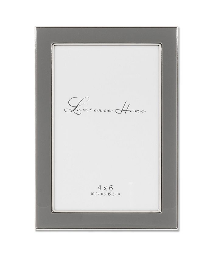Lawrence Frames Metal and Enamel Picture Frame, 4" x 6" Macy's