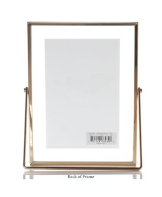 Metal Easel Float Picture Frame, 4" x 6"
