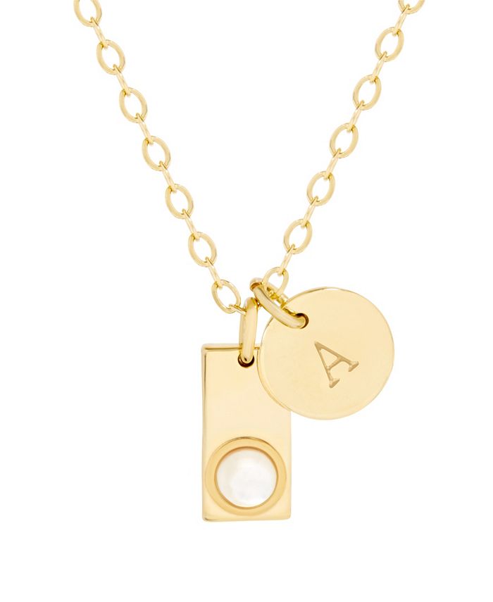 Brook and york initial necklace clearance