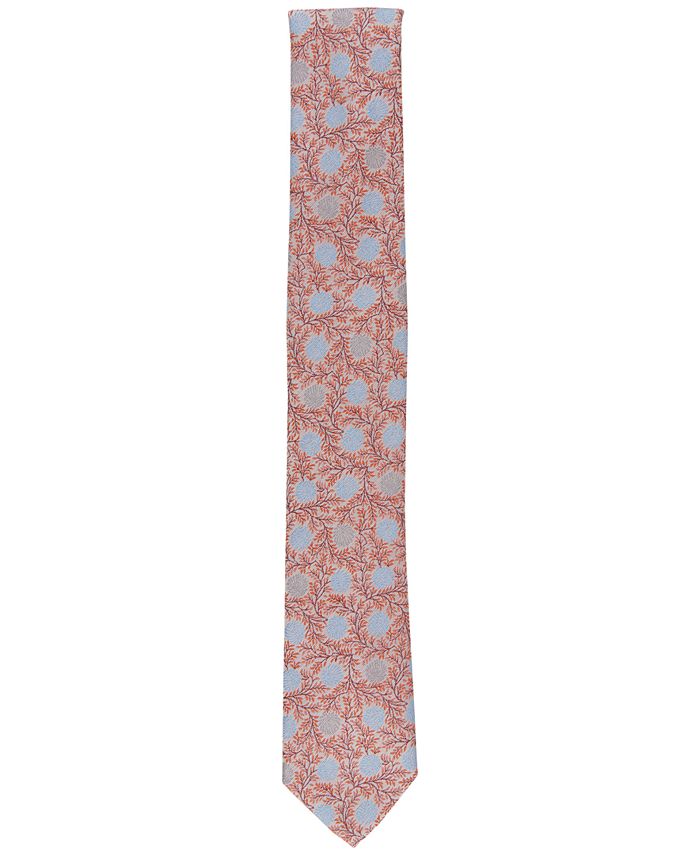 Bar III Men's Wiles Floral Tie, Created for Macy's - Macy's