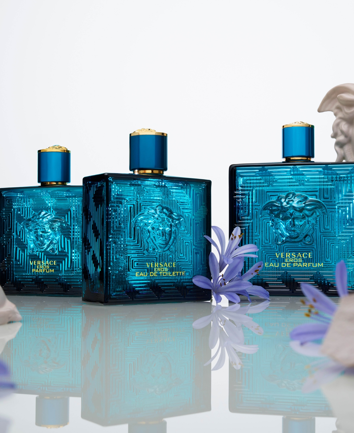 Shop Versace Men's 3-pc. Eros Eau De Parfum Gift Set In No Color