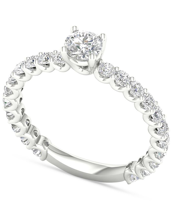 Macy's Diamond Engagement Ring (11/4 ct. t.w.) in 14k White Gold Macy's