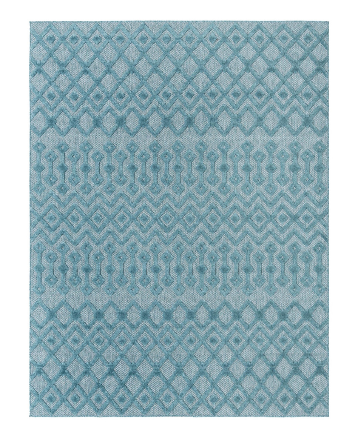 Bayshore Home High-Low Pile Latisse Textured Outdoor LTO02 Area Rug