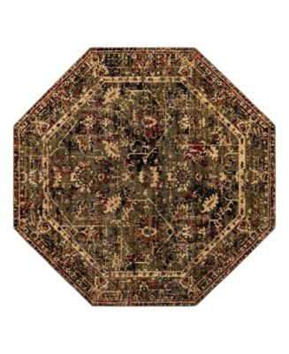 Bayshore Home Titan TTN07 8' x 8' Octagon Area Rug - Macy's