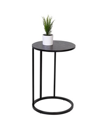 Honey Can Do Round C End Table - Macy's