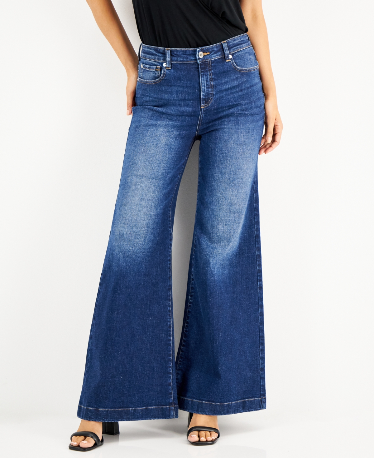  Inc International Concepts Women's High-Rise Flare Jeans, Created for Macy's