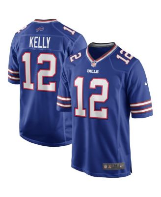 Men's Jim Kelly Royal Buffalo Bills Game Retired Player Jersey