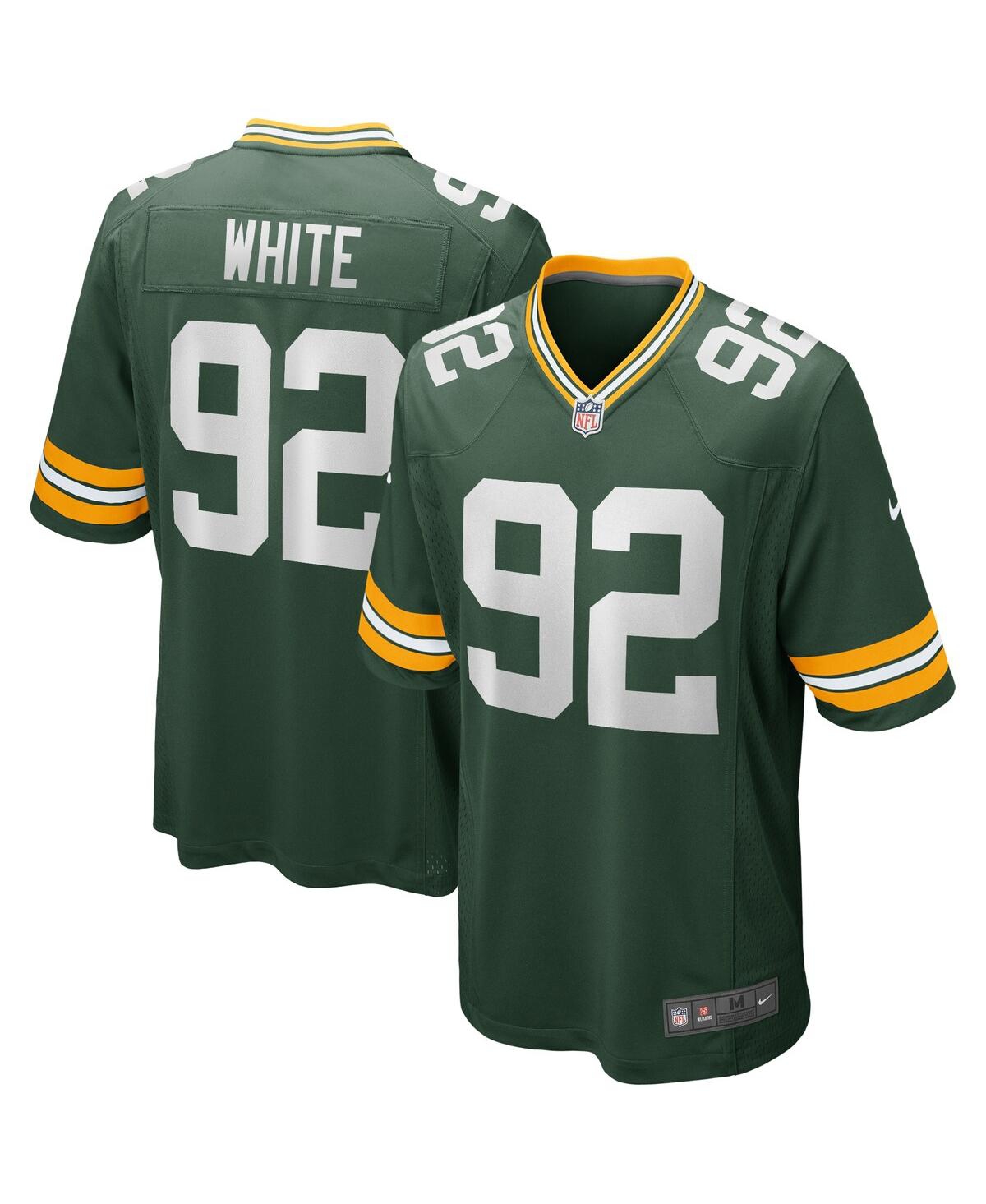 Men's Nike Reggie WhiteGreen Bay Packers Game Retired Player Jersey - Green