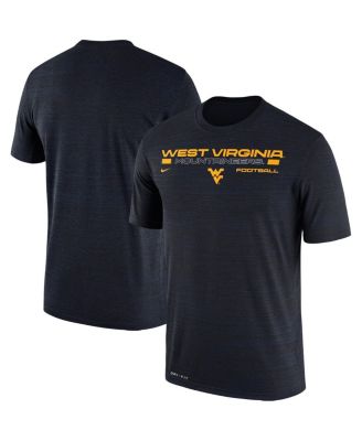 Men's Navy West Virginia Mountaineers Velocity Legend Space-Dye Performance T-shirt