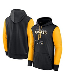 Men's Black, Yellow Pittsburgh Pirates Authentic Collection Performance Hoodie