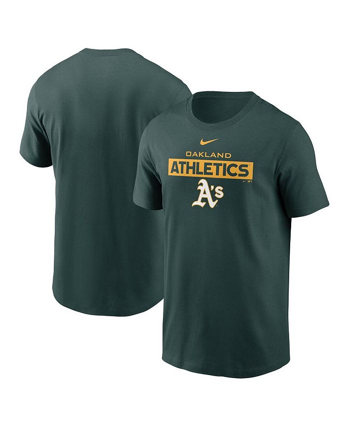 Nike Men's Green Oakland Athletics Team T-shirt - Macy's