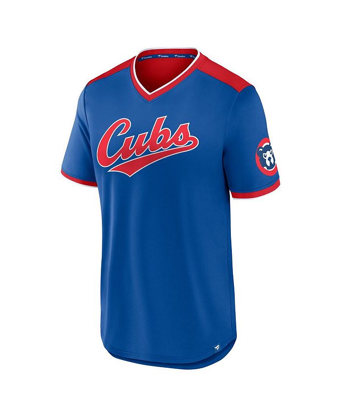 Fanatics Men's Royal, Red Chicago Cubs True Classics WalkOff VNeck T