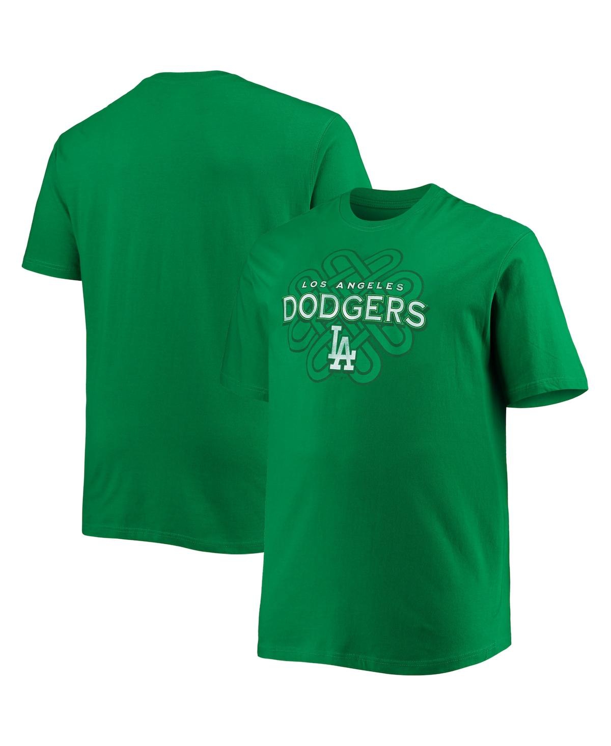 Men's Kelly Green Los Angeles Dodgers Big and Tall Celtic T-shirt - Kelly Green