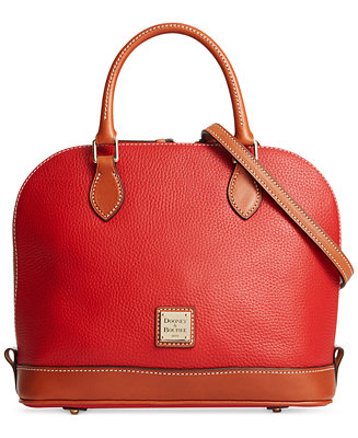 Dooney & Bourke Pebble Zip Zip Satchel - Handbags & Accessories - Macy&#39;s