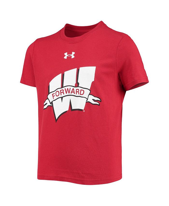 Under Armour Youth Boys Red Wisconsin Badgers Forward Tshirt & Reviews
