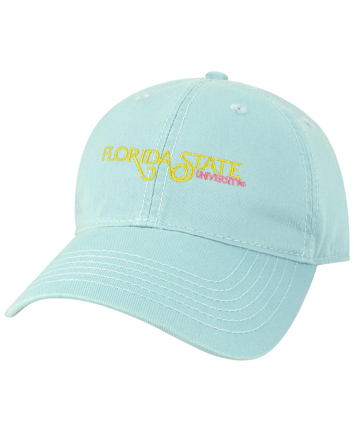 Men's League Collegiate Wear Teal Florida State Seminoles Beach Club Waves Relaxed Twill Adjustable Hat - Teal
