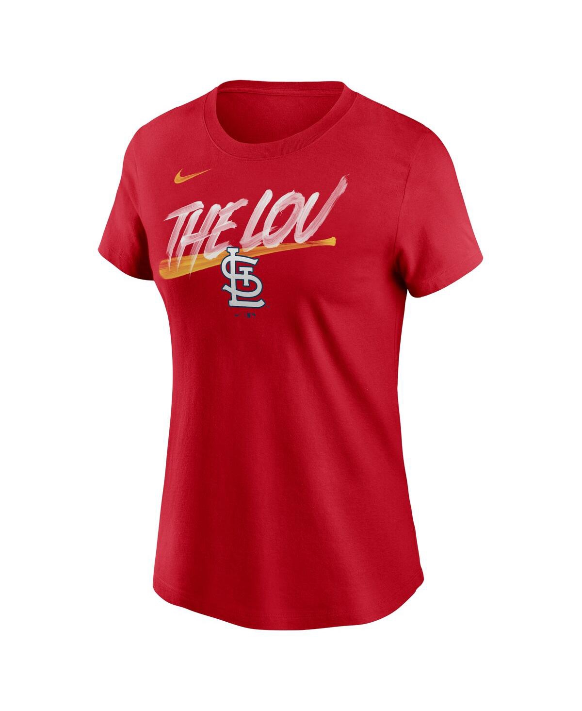 Shop Nike Women's  Red St. Louis Cardinals Local Team T-shirt