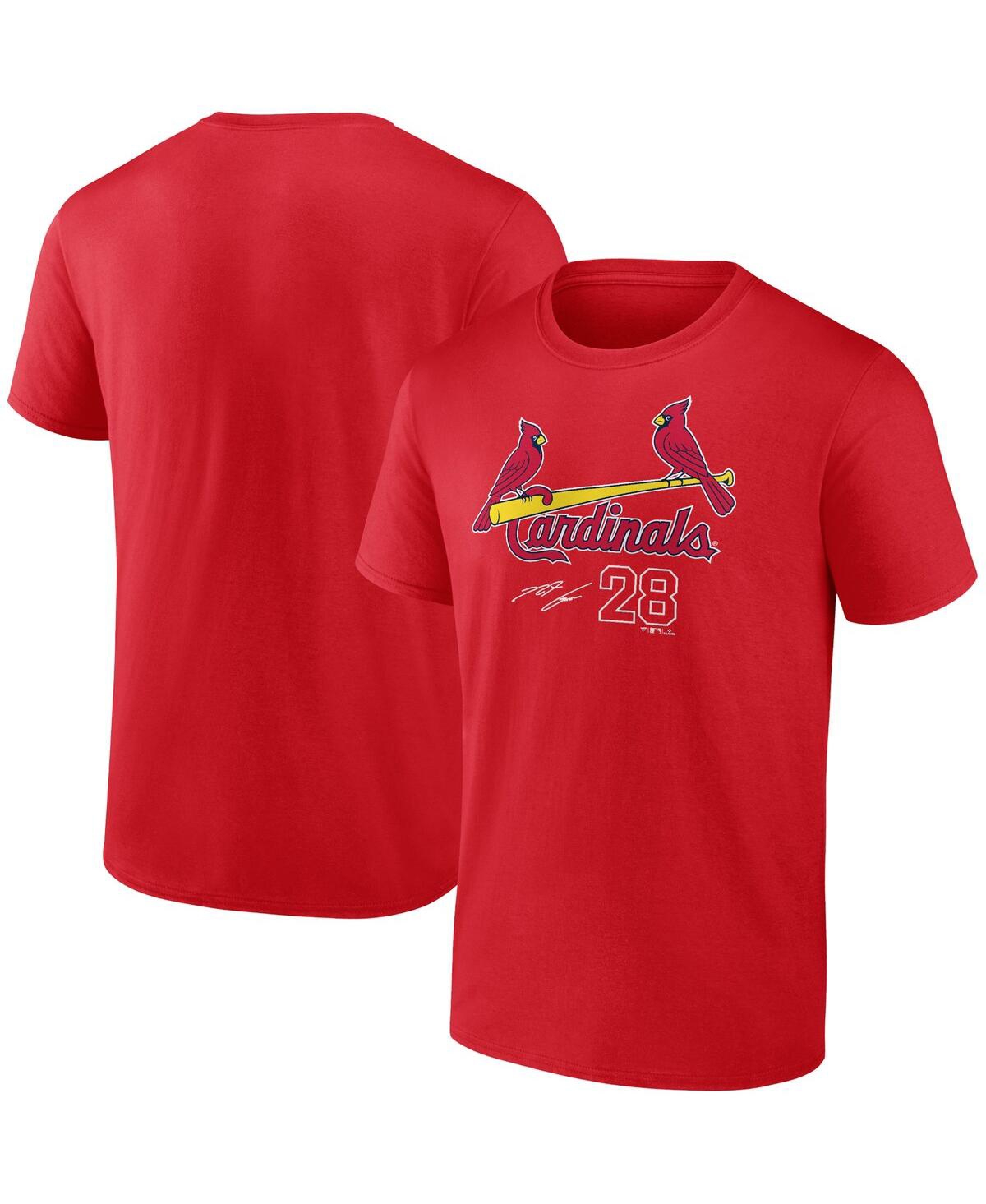 Fanatics Men's  Nolan Arenado Red St. Louis Cardinals Player Name And Number T-shirt In Red