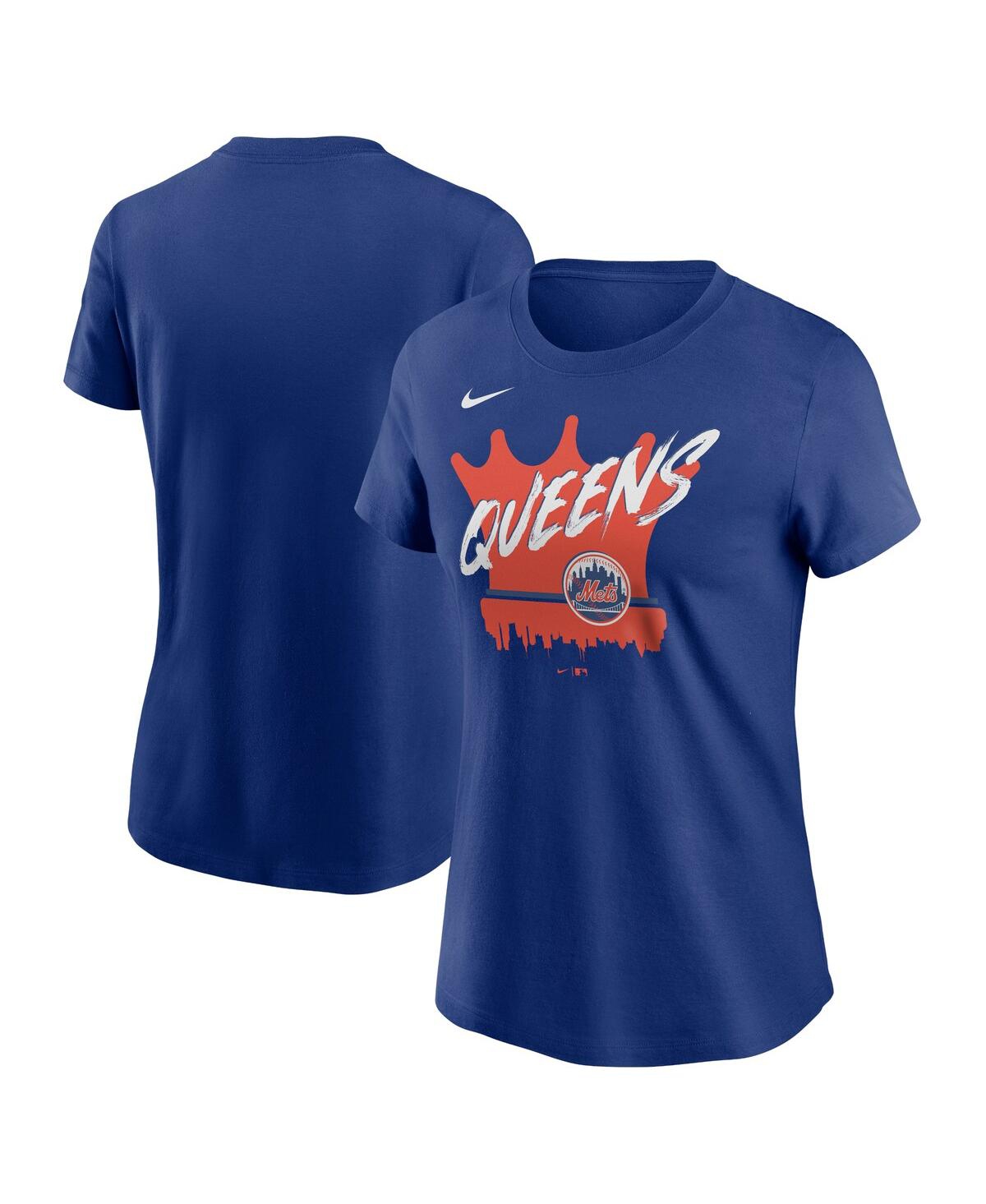 Shop Nike Women's  Royal New York Mets Local Team T-shirt
