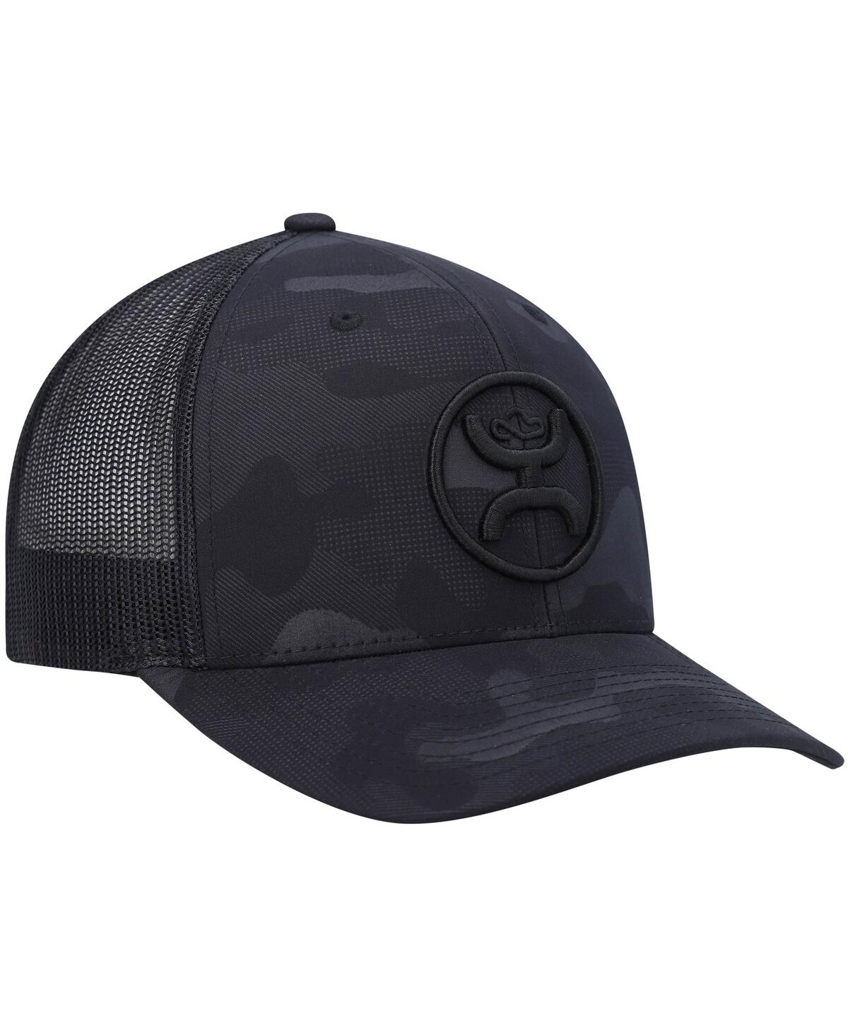 Shop Hooey Men's  Black O-classic Trucker Snapback Hat