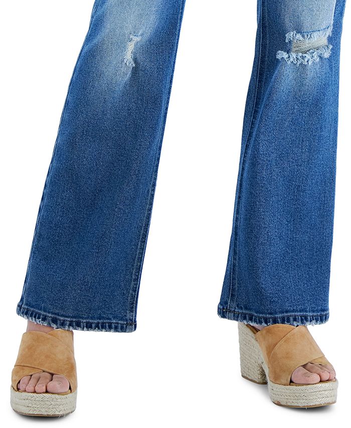 ULTRA HIGH RISE RELAXED FLARE JEANS: 15/31