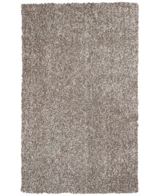 Kas Bliss Heather Shag Area Rugs In Ivory