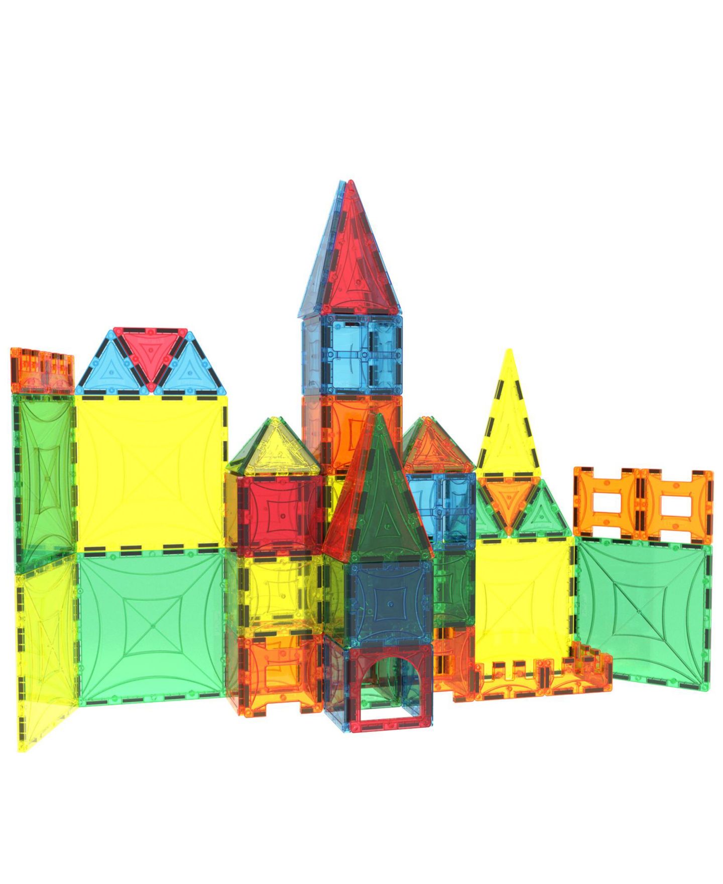 Детский конструктор Mag-Genius Magnet Tiles 143-Piece Building Set, Ages 3+ — фото 2