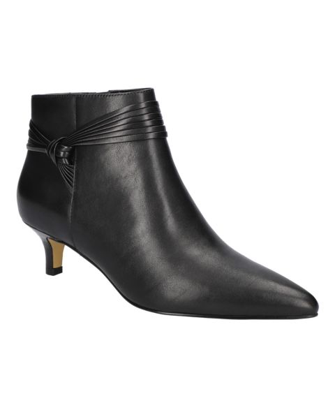 Женские ботинки Bella Vita Jani Ankle Booties, цвет: Чёрный кожаный