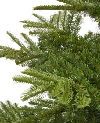 Layered Washington Spruce Artificial Christmas Tree with Bendable Branches, 90"