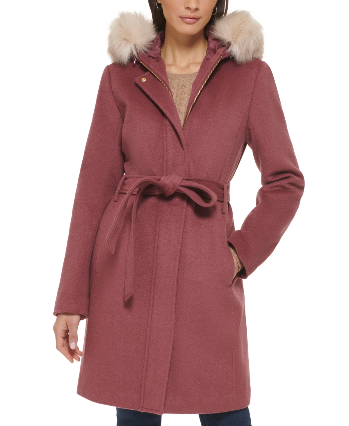 Cole haan hooded coat store
