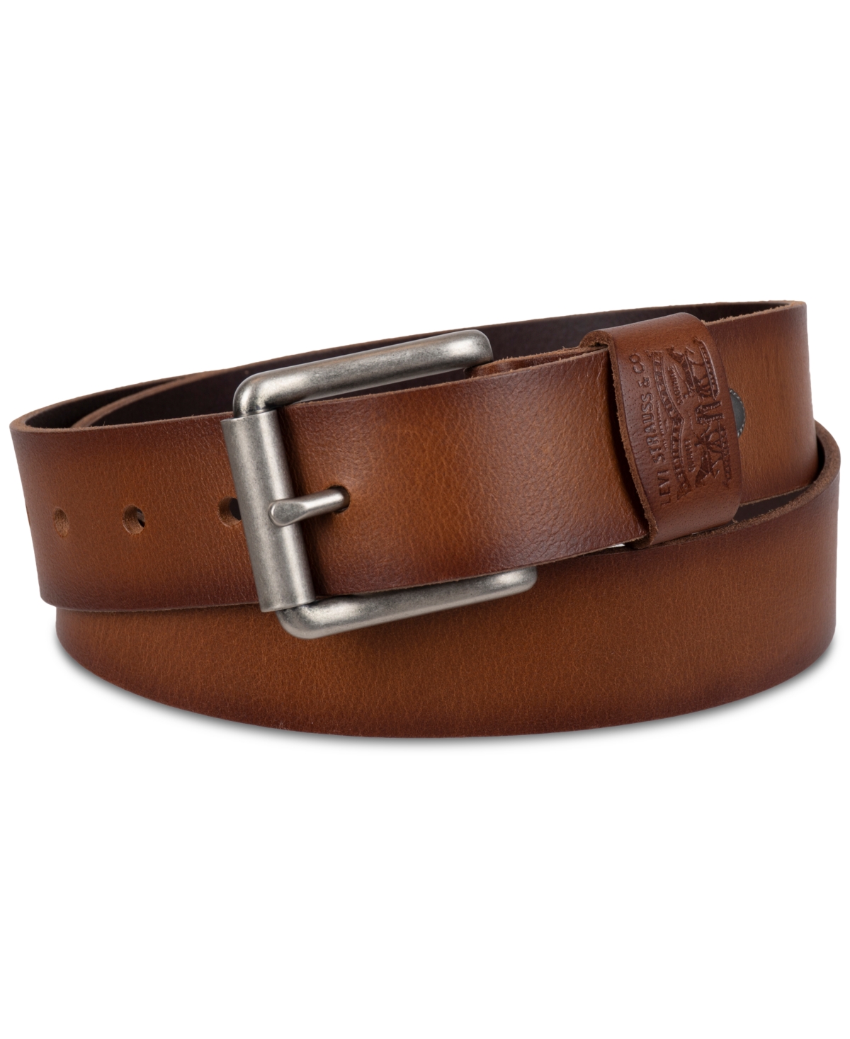 Men's Western Leather Belt - Tan