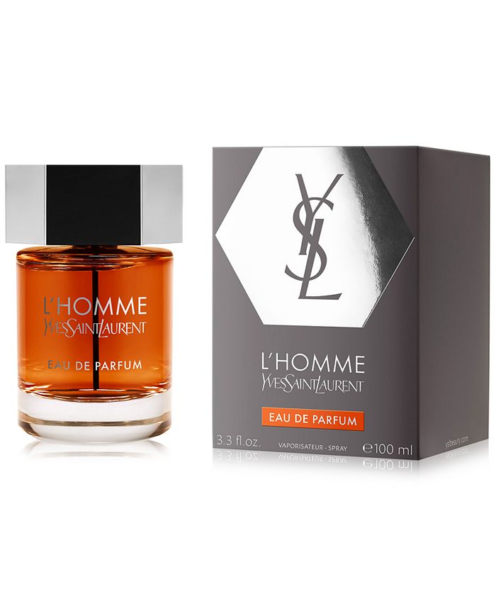Yves Saint Laurent Men's L'Homme Eau de Parfum Spray, 3.3 oz. Macy's