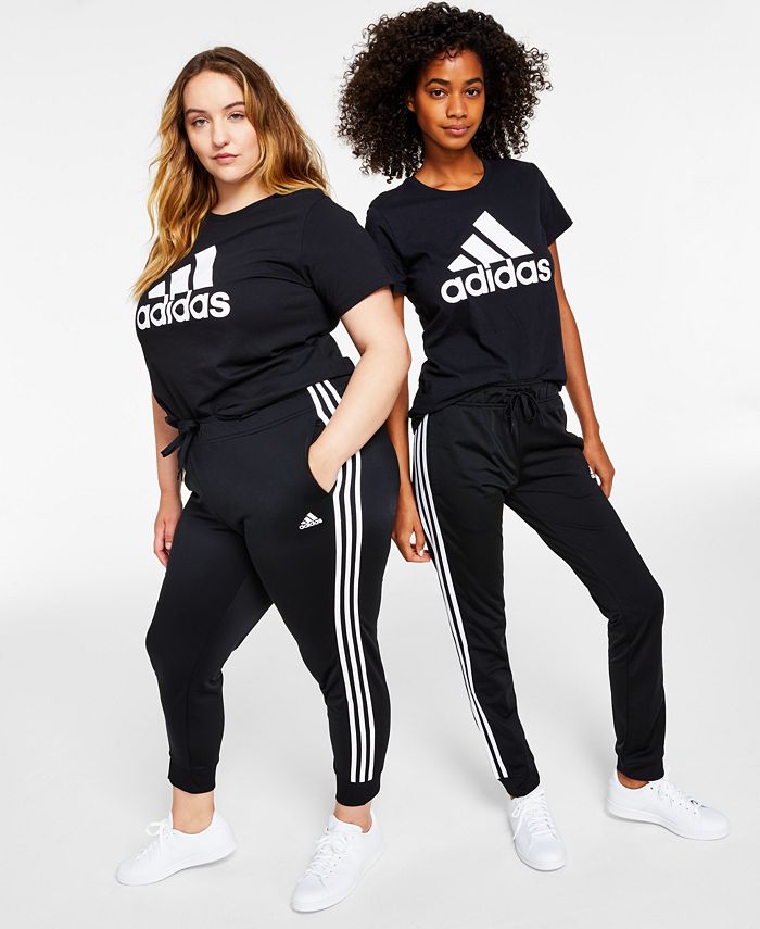 adidas Women's Essentials Warm-Up Slim Tapered 3-Stripes Track Pants, XS-4X  & Reviews - Activewear - Women - Macy's