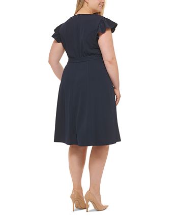 Tommy hilfiger scuba discount crepe dress