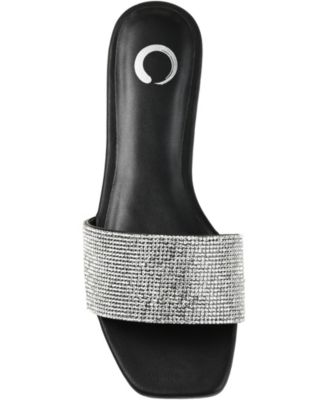 Women's Grayce Rhinestone Flat Sandals