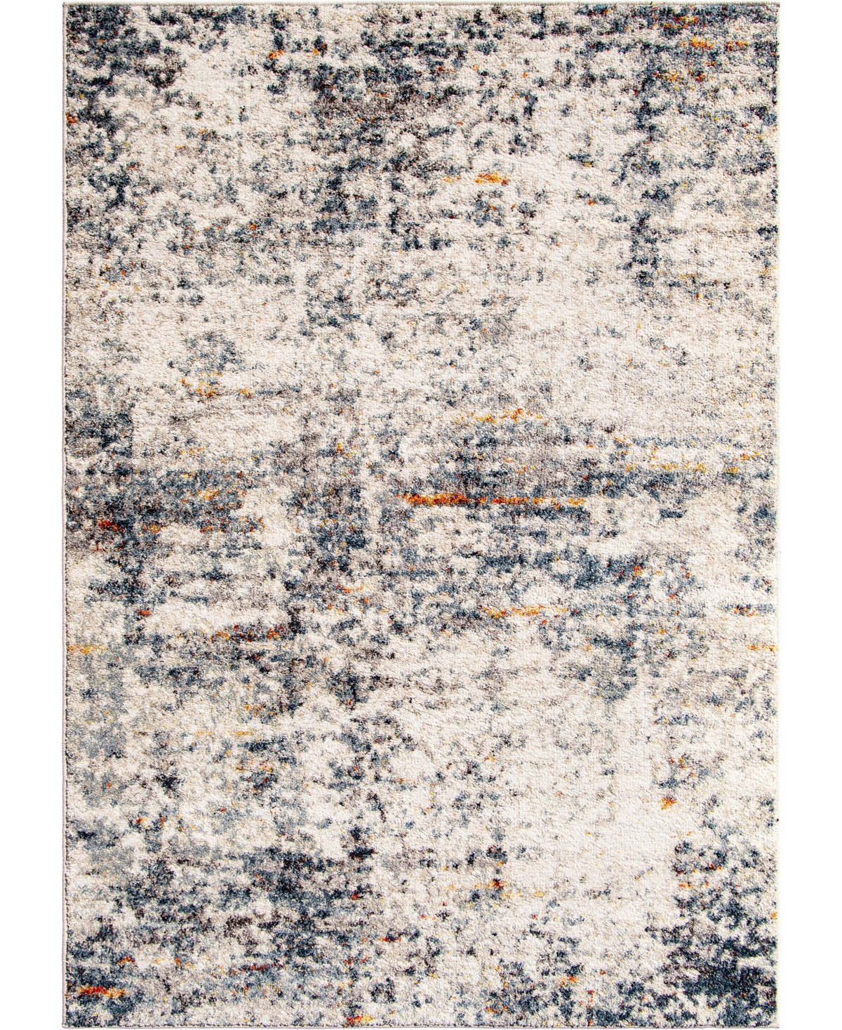 Edgewater Living Bijou Montorra 5'3in x 7'6in Area Rug - White, Blue