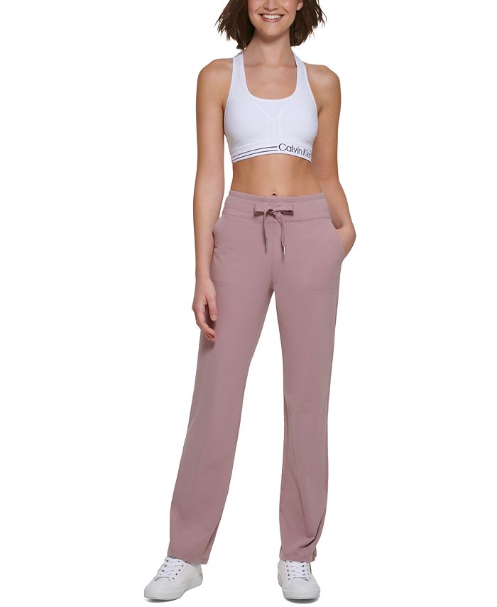 Calvin Klein Women's Cotton Wide-Leg Pants & Reviews - Activewear - Women -  Macy's