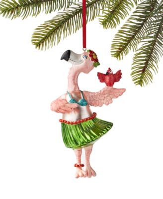 Holiday Lane - Florida Hula-Dancing Flamingo Ornament