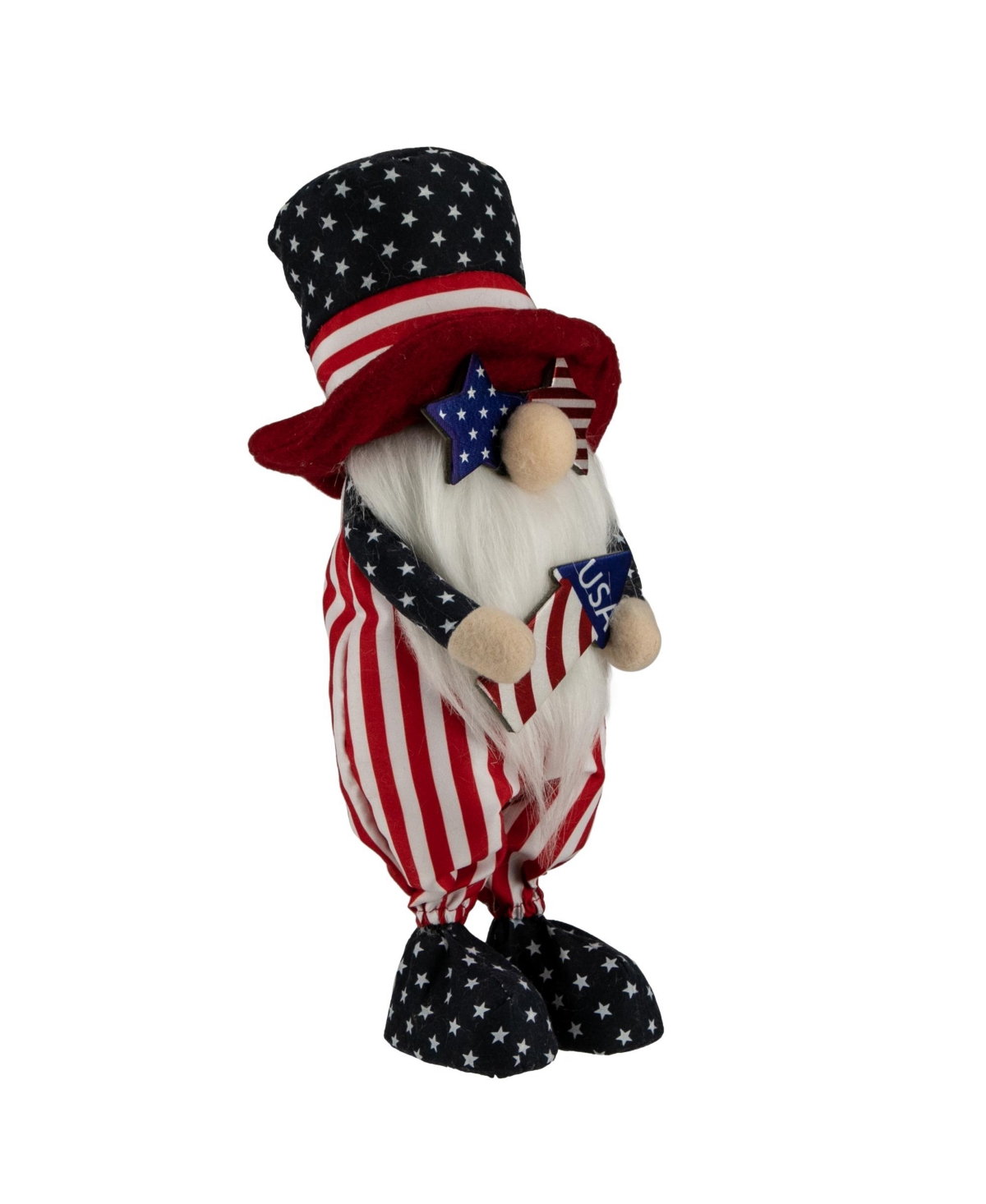 Patriotic Rocket 4th of July Americana Gnome