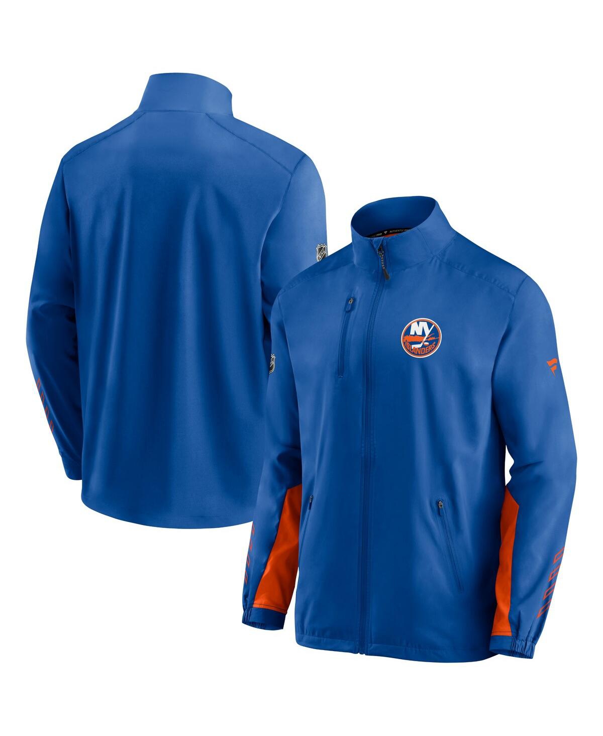 Men's FanaticsNew York Islanders Authentic Pro Locker Room Rinkside Full-Zip Jacket - Royal