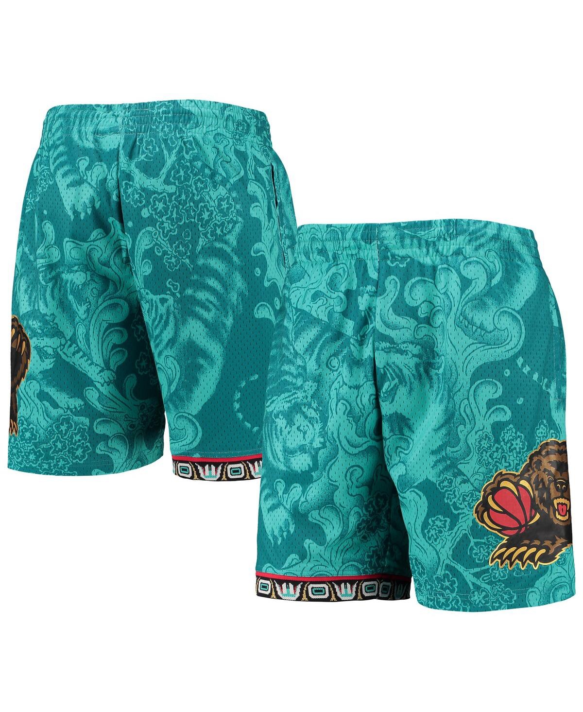 Mitchell & Ness Men's  Turquoise Vancouver Grizzlies Hardwood Classics Lunar New Year Swingman Shorts In Turquoise