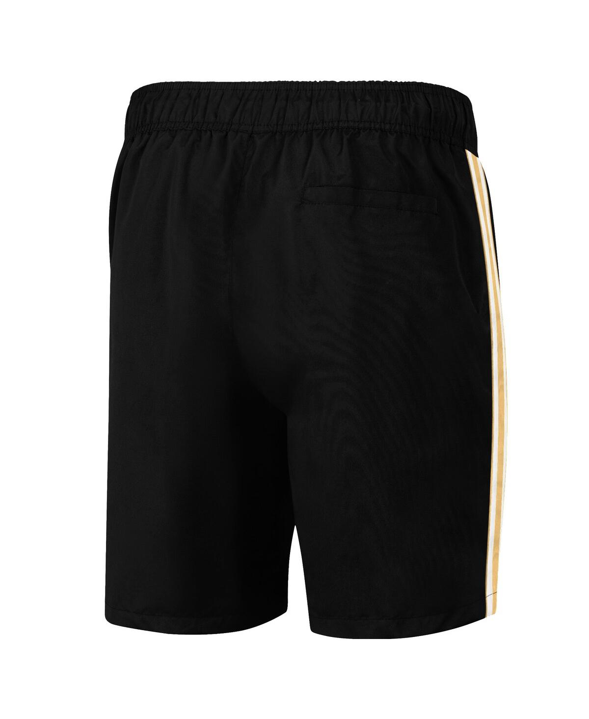 Shop G-iii Sports By Carl Banks Men's  Black Vegas Golden Knights Sand Beach Swim Shorts