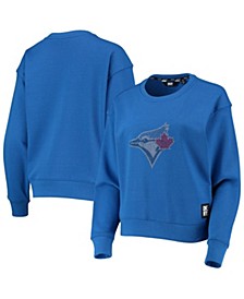 Women's Royal Toronto Blue Jays Carrie Pullover Sweatshirt