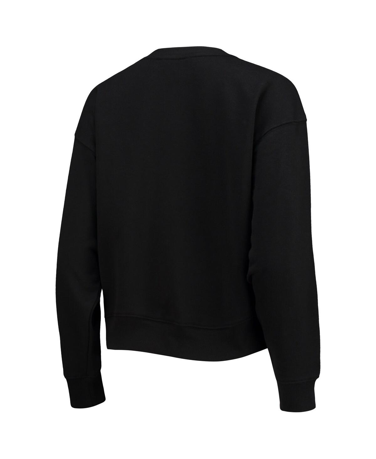 Dkny Women's  Sport Black Colorado Rockies Carrie Pullover Sweatshirt In Black