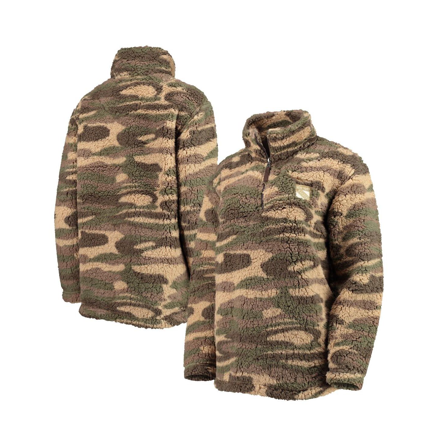 Женская куртка G-III Sports by Carl Banks Camo New York Rangers Sherpa Quarter-Zip — фото 1
