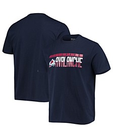 Men's Navy Colorado Avalanche Richmond Wordmark T-shirt