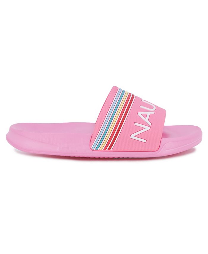 Nautica Little Girls Gaff Slide Sandals - Macy's