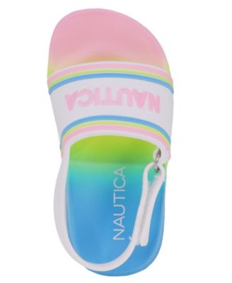 Toddler and Little Girls Luz Slide Sandals