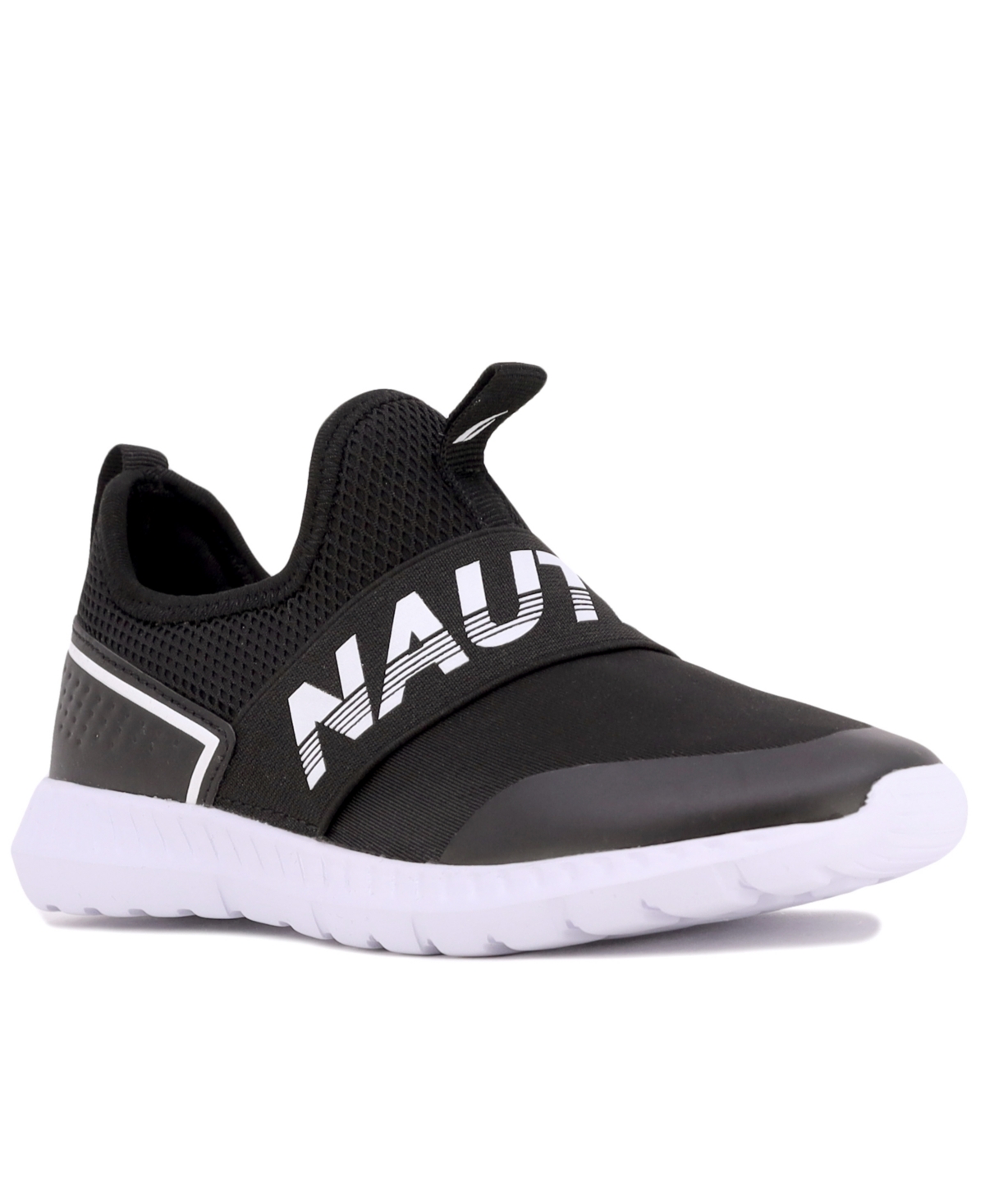 Nautica Toddler Boys Alois Sneakers In Black White Logo