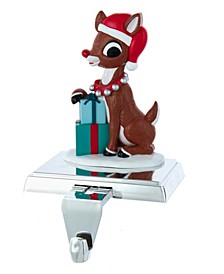 Rudolph The Red Nose Reindeer with Presents Stocking Holder